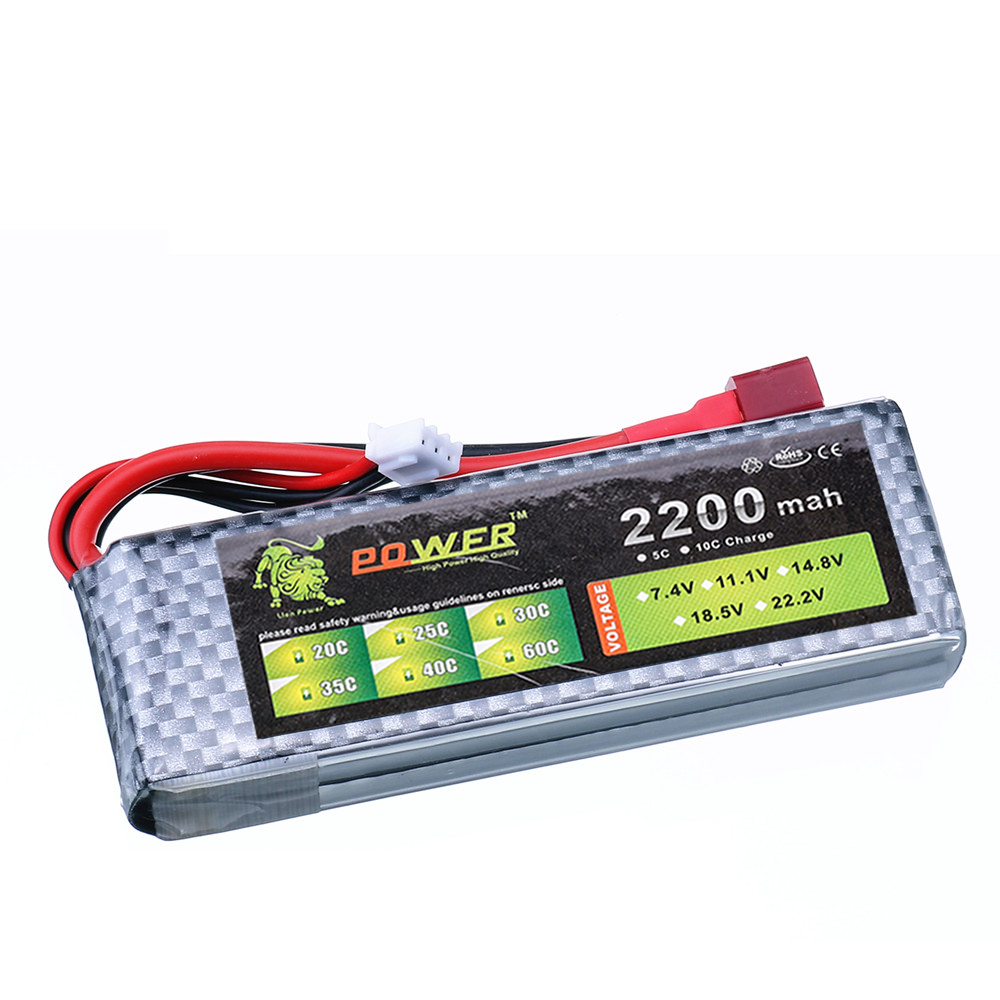 7.4v 2200mAh 45C LiPo Battery  - Drone Rc Boat review and price