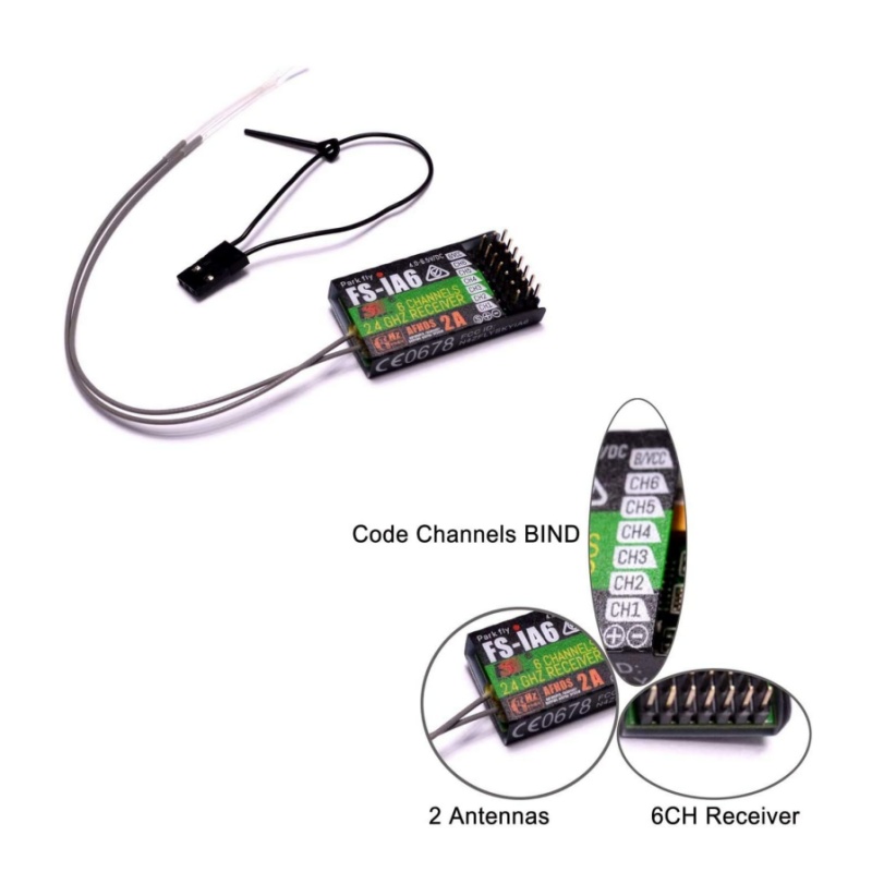 Flysky FS-IA6 Receiver 6CH Dua - Drone Rc Battery review and price