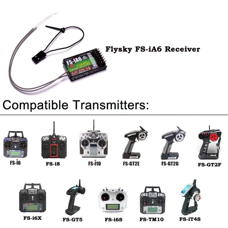 Flysky FS-IA6 Receiver 6CH Dua - Drone Rc Battery review and price