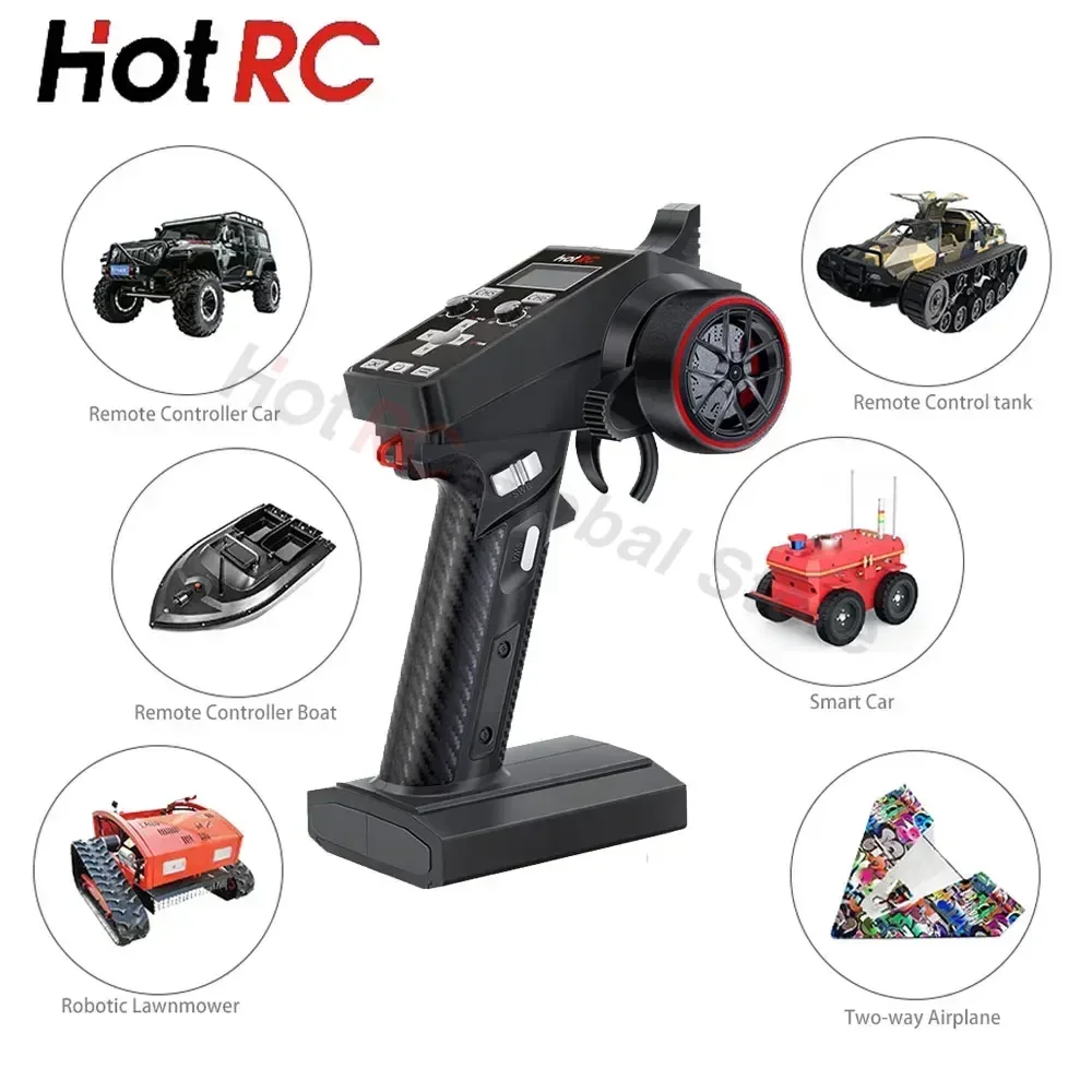 HotRC CT-6A 2.4G 6CH 6 Channel - Drone Rc Receiver And Transmitter review and price
