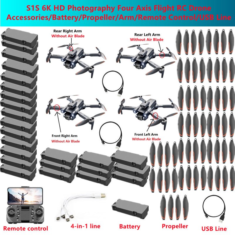 S1S 6K HD Photography Four Axi - Drone Rc S1S review and price