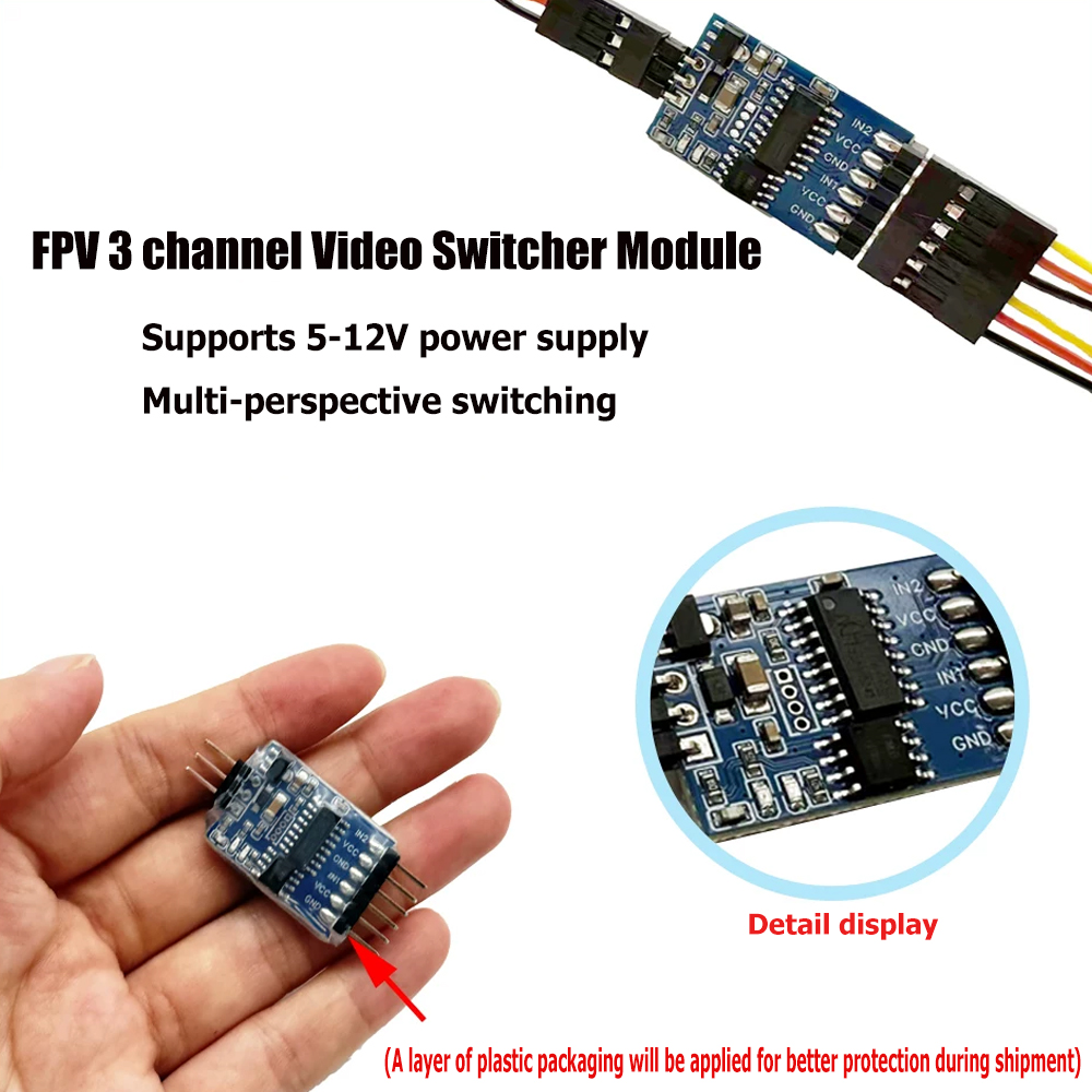 5.8G 3 Channel Video Switcher  - Drone Rc Battery review and price