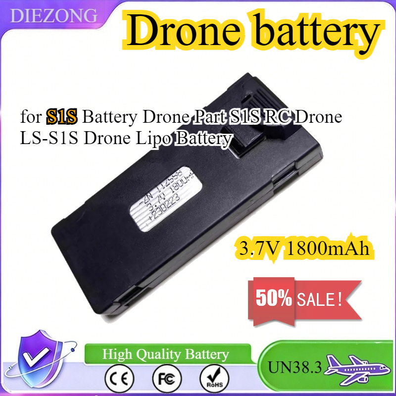 3.7V 1800mAh Battery for S1S B - Drone Rc S1S review and price