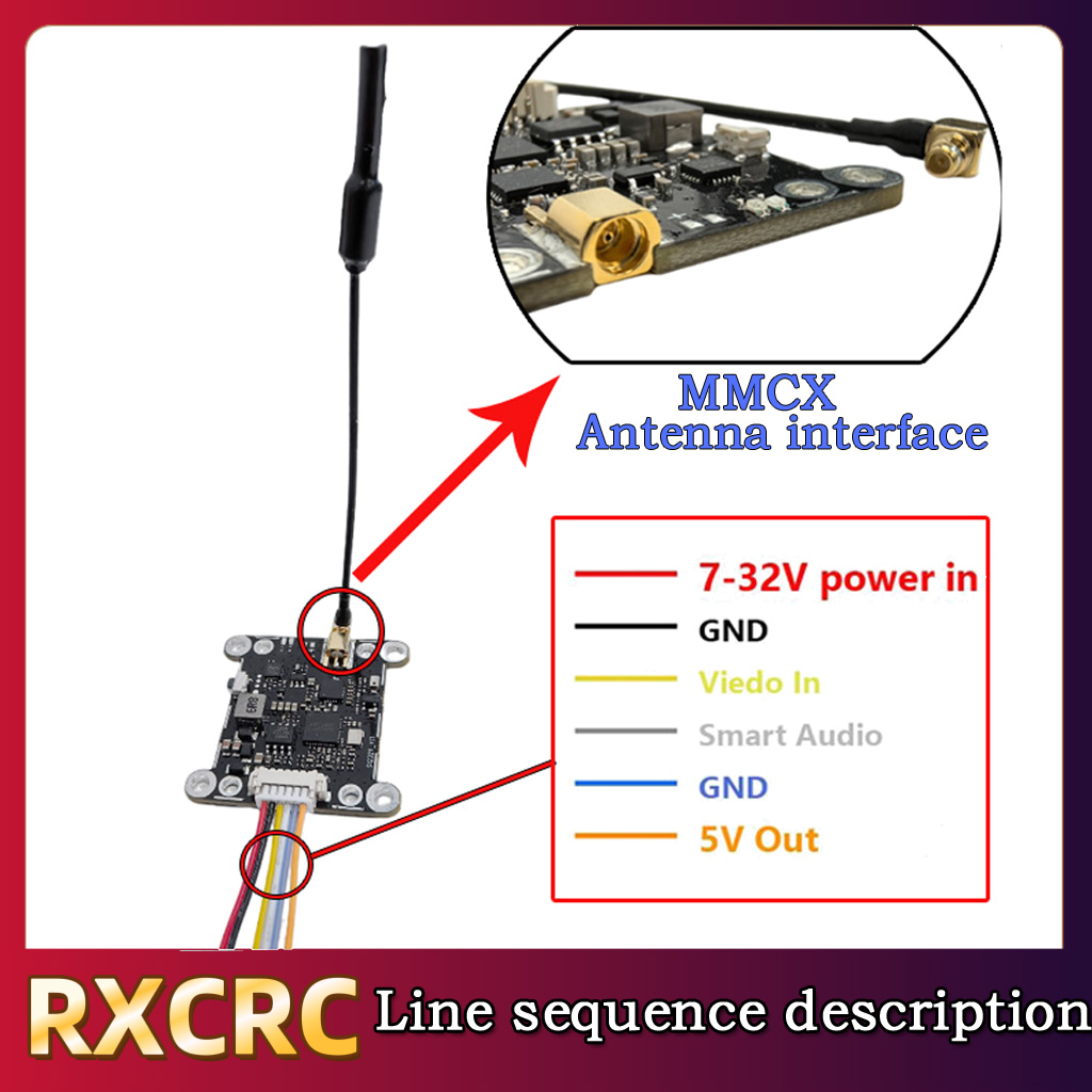RXCRC 5.8G Module 48CH 1.6W VT - Drone Rc Receiver And Transmitter review and price