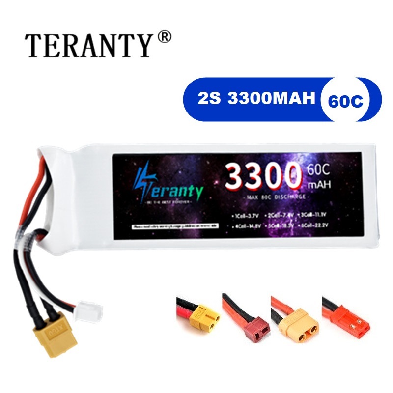 2S 7.4V LiPo Battery 3300mAh 6 - Drone Rc Boat review and price
