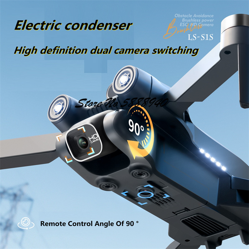 6K Optical Flow Brushless Fold - Drone Rc S1S review and price