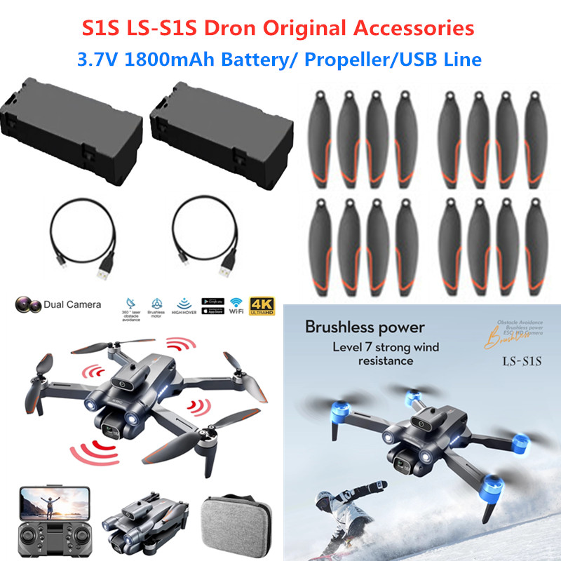 LS-S1S RC Drone Battery 3.7V 1 - Drone Rc S1S review and price
