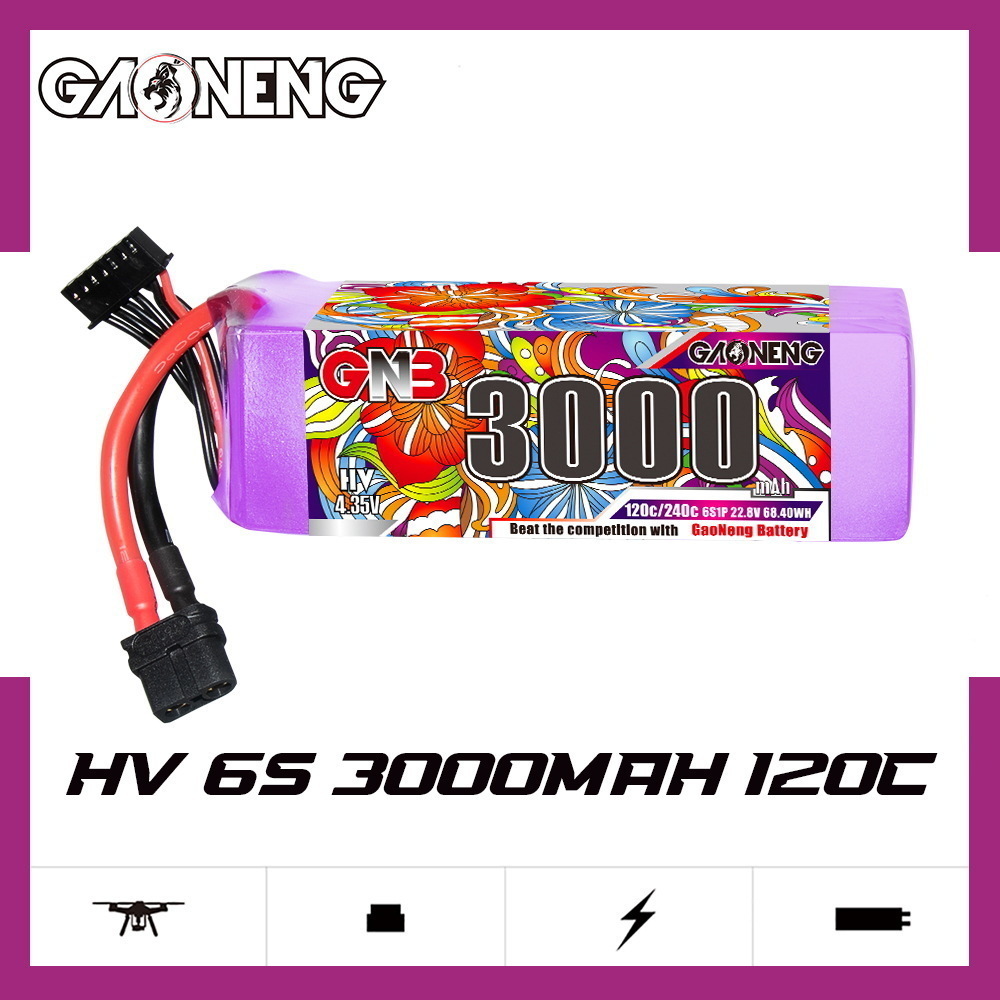 GNB Lipo Battery 6S 22.8V 3000 - Drone Rc Boat review and price